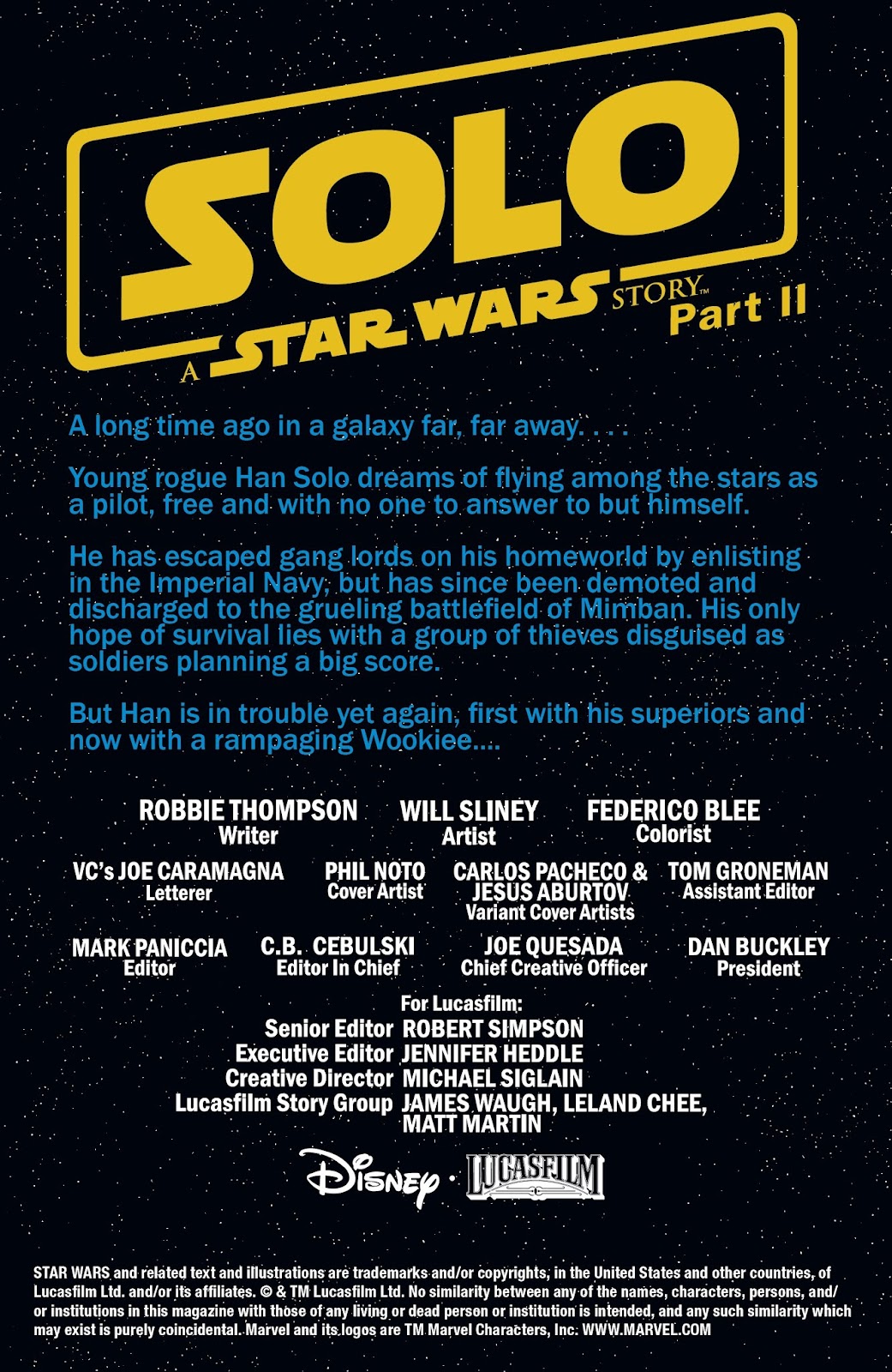 Read online Solo: A Star Wars Story Adaptation comic - Issue #2 - 2