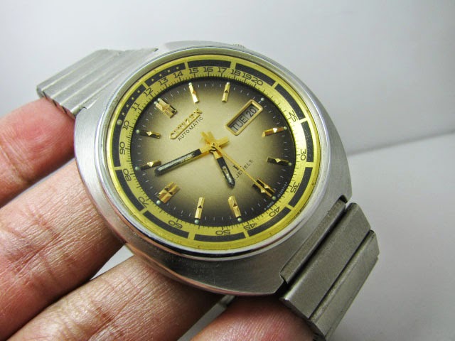 Citizen compressor-style watches from the 70s