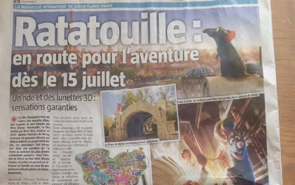 Une date d’ouverture pour Ratatouille à Disneyland Paris ? PARKS Trip