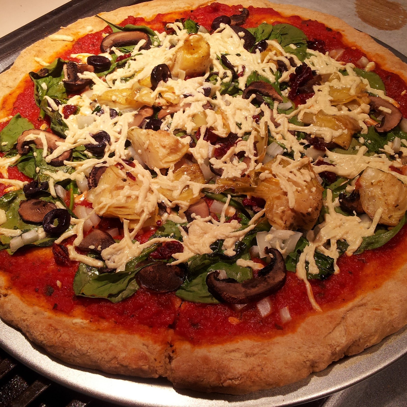 Venturing Vegan Whole Wheat Pizza Crust