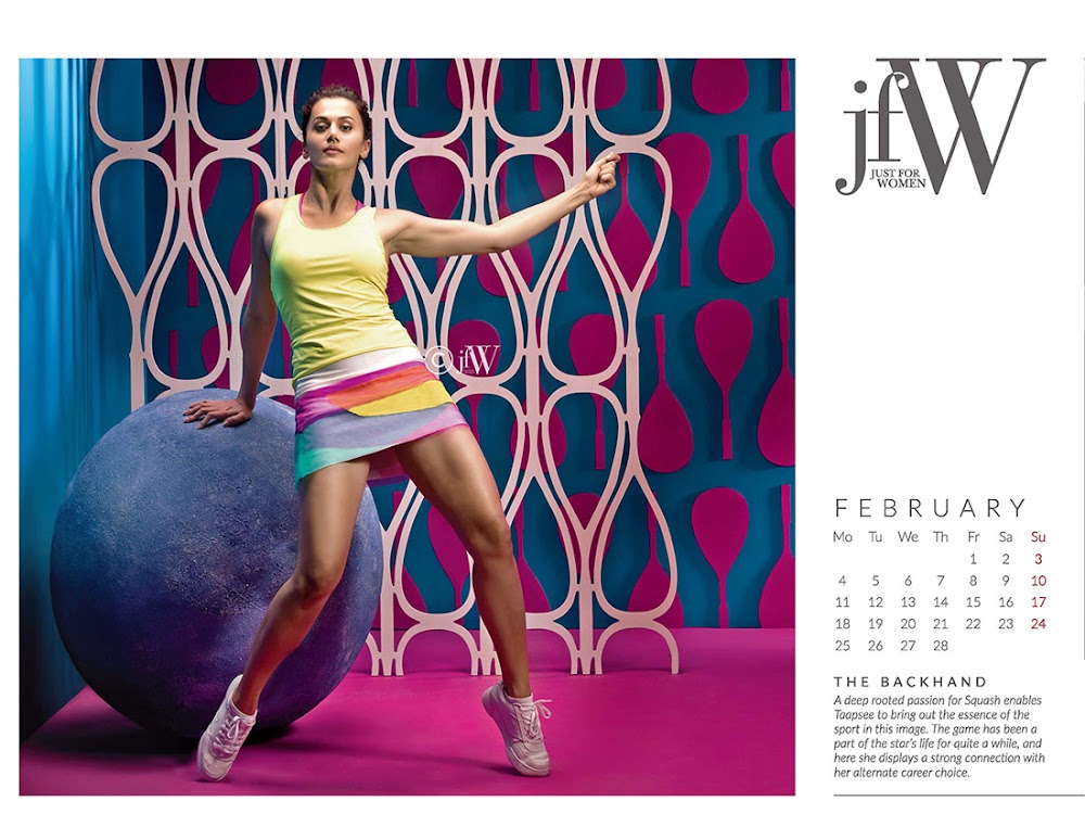 Taapsee Pannu - JFW 2019 Calendar