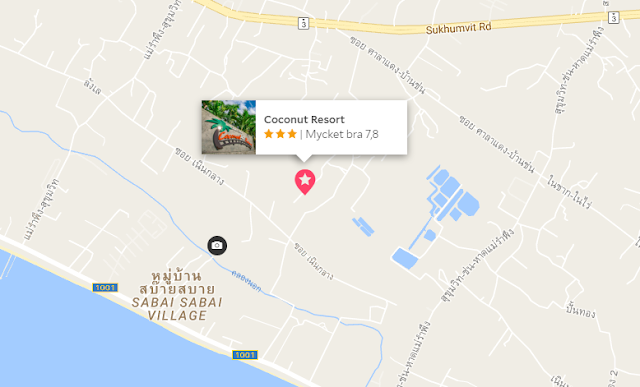 Karta Coconut Resort Taphong