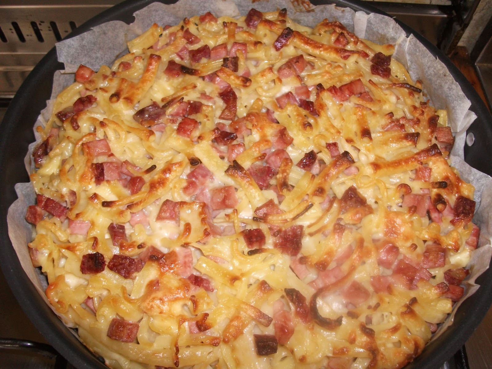 lafattoriadiassunta TIMBALLO DI PASTA AL FORNO CON UOVA SALUMI E FORMAGGI