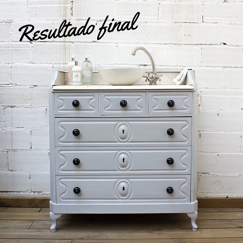 Tutorial - Paso A Paso - De cajonera a mueble de baño 17 6