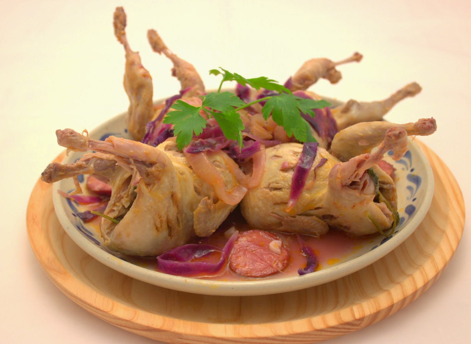 De Cozinha em Cozinha passando pela Minha: Codornizes estufadas