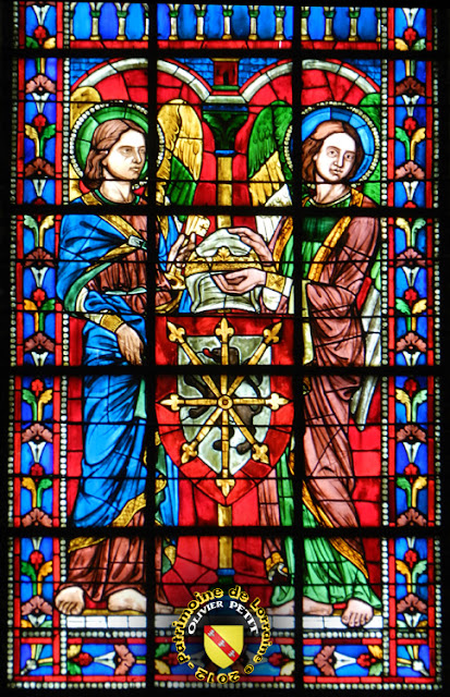 TOUL (54) - Cathédrale Saint-Etienne : vitrail de 1863