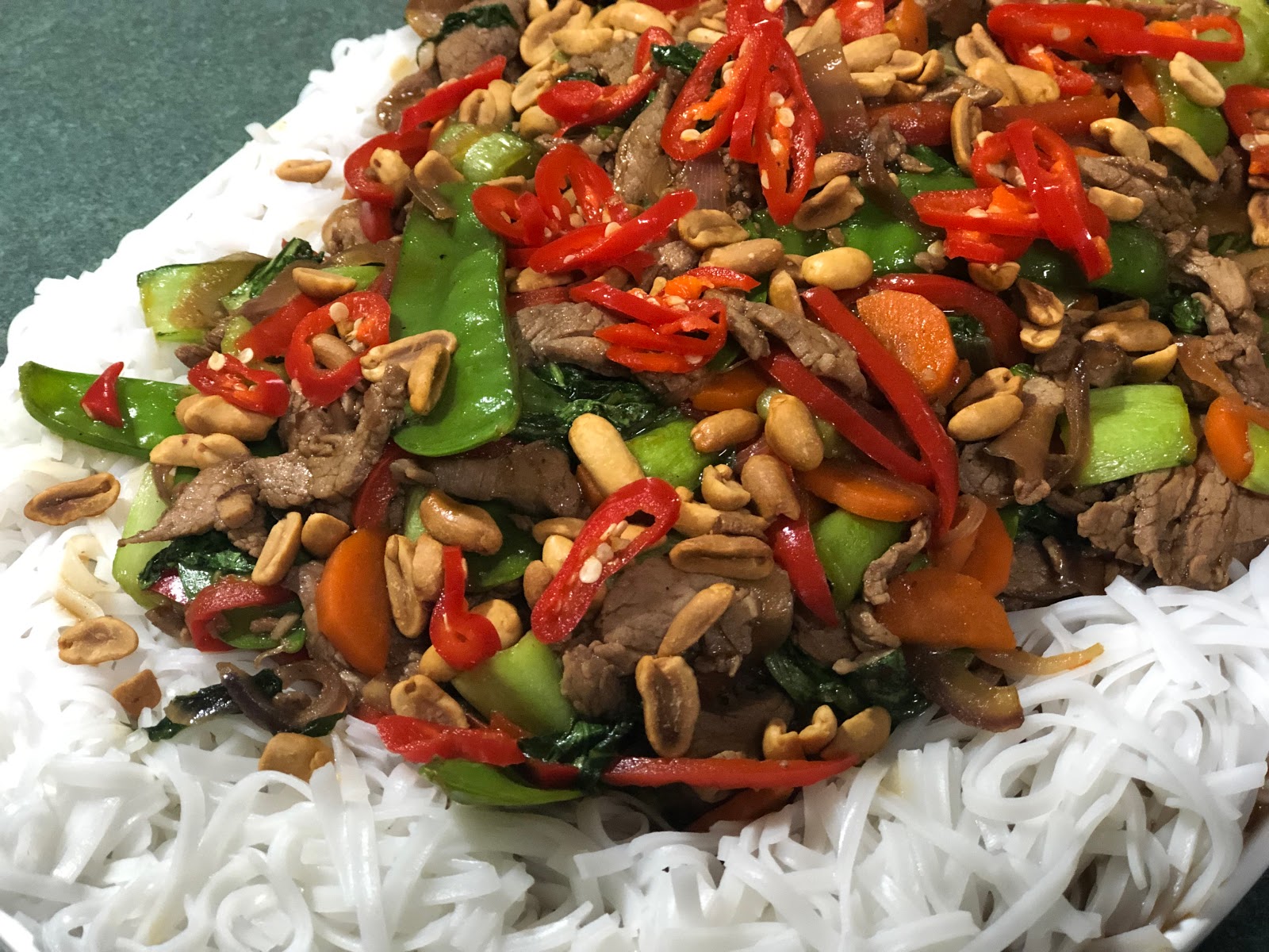 Sticky Chinese Pork and Vegetables A Dash Of Flavour Printable Recipes