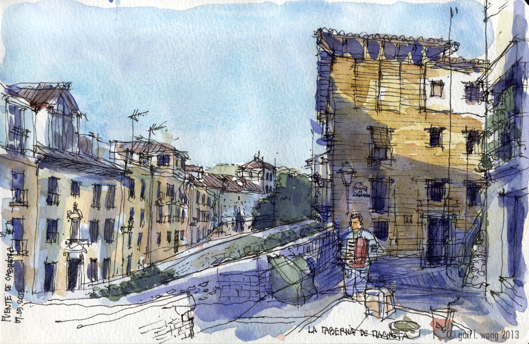 Urban Sketchers Seattle: Sketches from Granada Spain