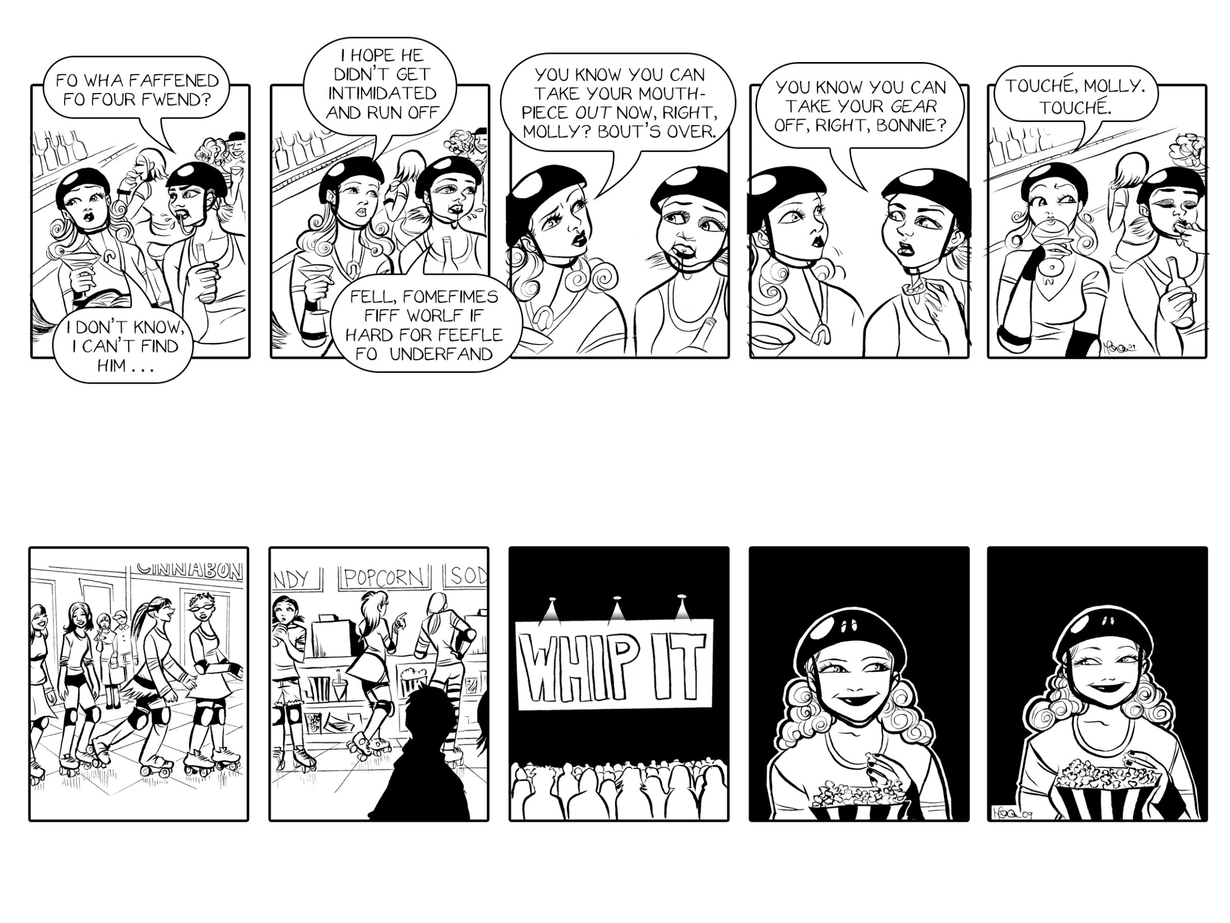 Read online Bonnie N. Collide, Nine to Five comic -  Issue #1 - 22