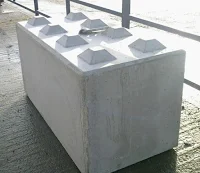 Barrira cemento tipo mattone
