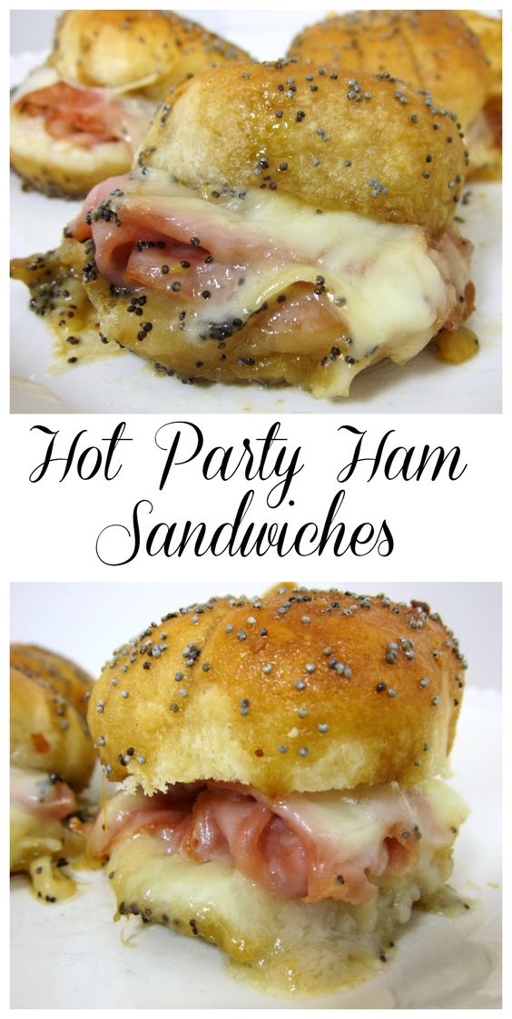 Hot Party Ham Sandwiches - Football Friday | Plain Chicken®