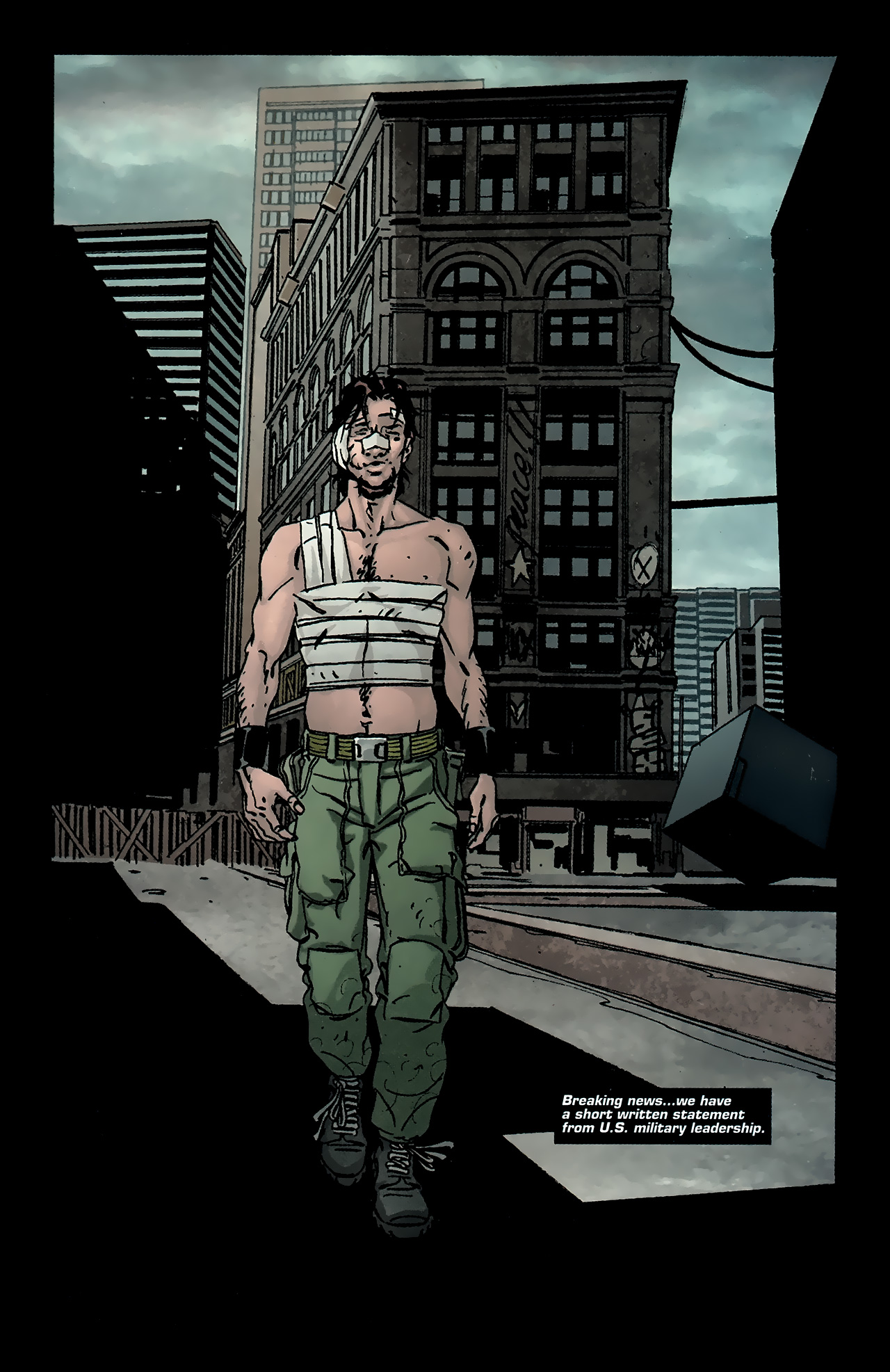Read online DMZ (2006) comic -  Issue #49 - 17