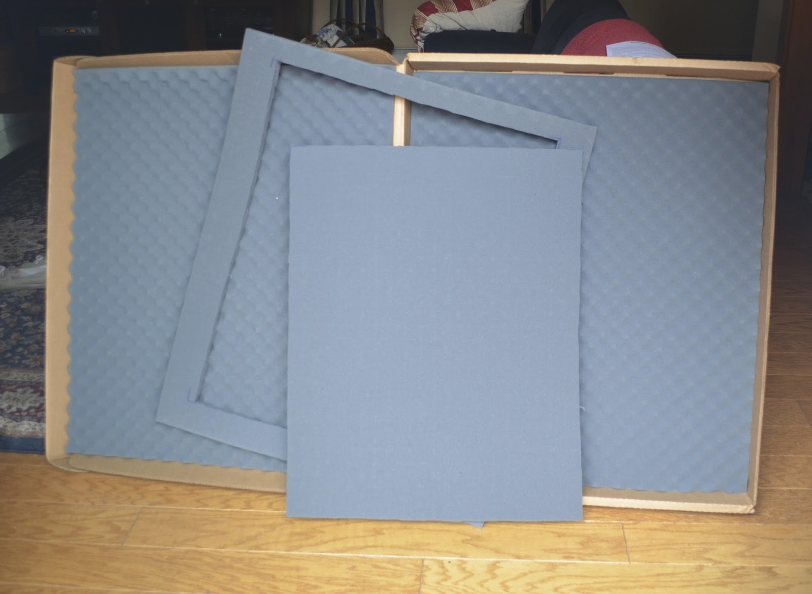 Watercolor Works Packing & Shipping a Large Framed Painting