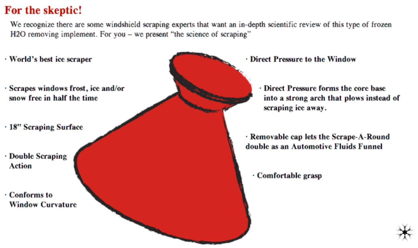 An Apel a Day World's Best Ice Scraper!