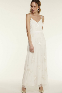 robe de mariee perlee ecru collection mariage en vue naf naf 2019