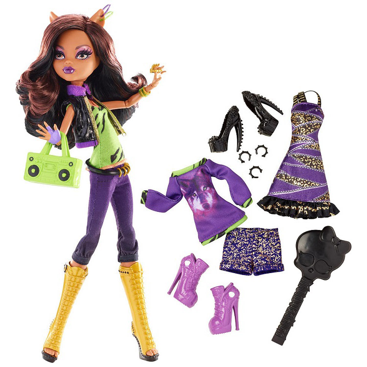 Monster High Clawdeen Wolf I Heart Fashion Doll MH Merch