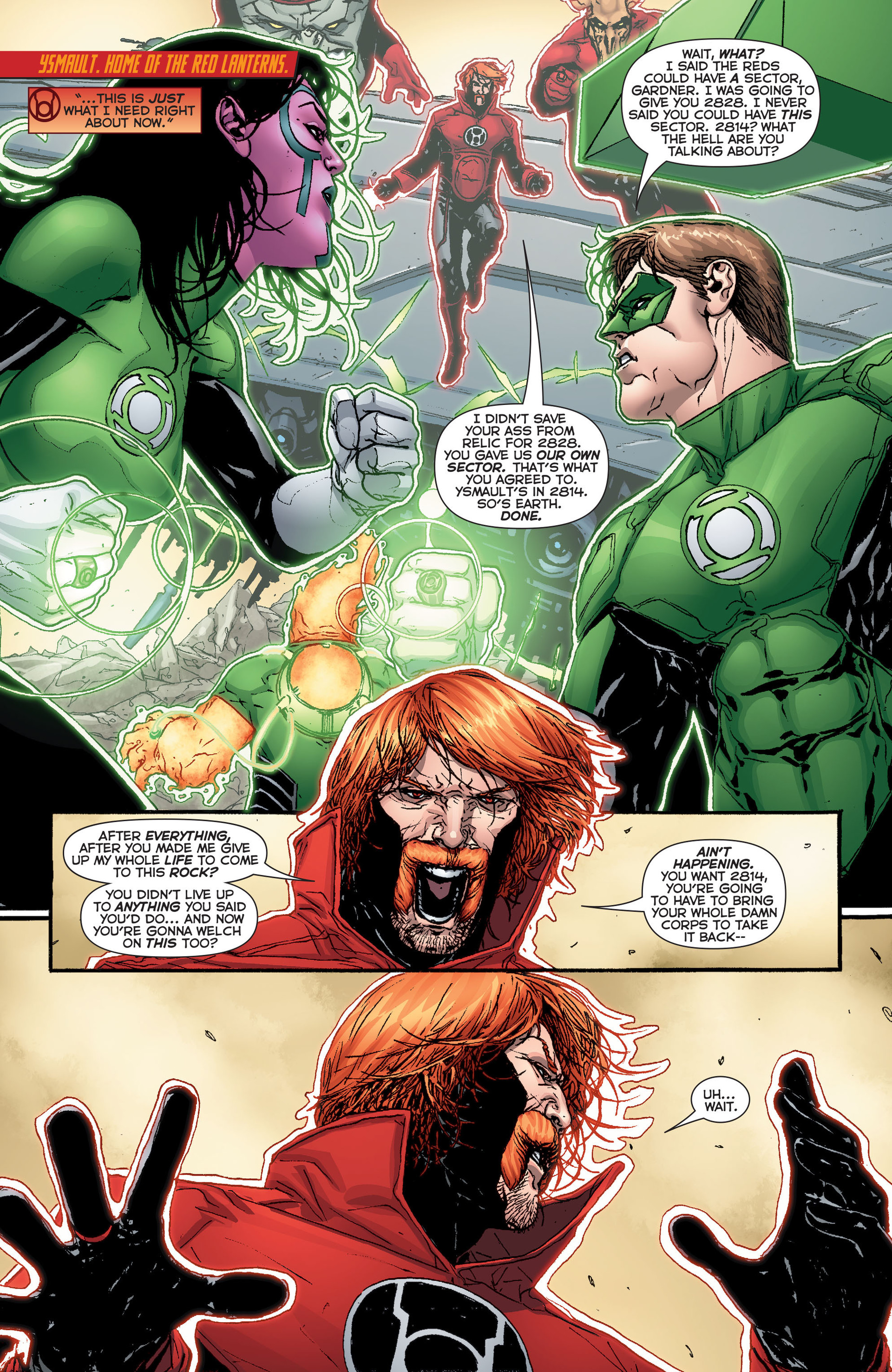 Read online Red Lanterns comic -  Issue #28 - 34