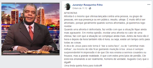 AFRONTAS - PASTOR JURANDYR RASQUINHO FILHO. 