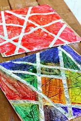 tape foil resist projects canvas activities easy toddler preschool painting craft project camp learning learnplayimagine imagine learn play pour follow