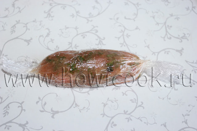 рецепт куриных сосисок с зеленью с пошаговыми фото