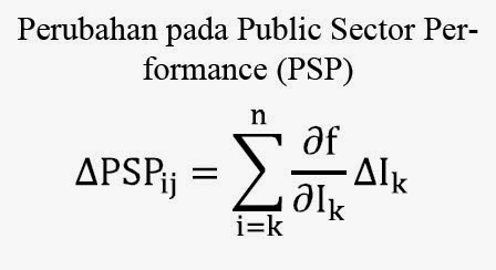 Perubahan pada Public Sector Performance (PSP) Perubahan pada Public Sector Performance (PSP)