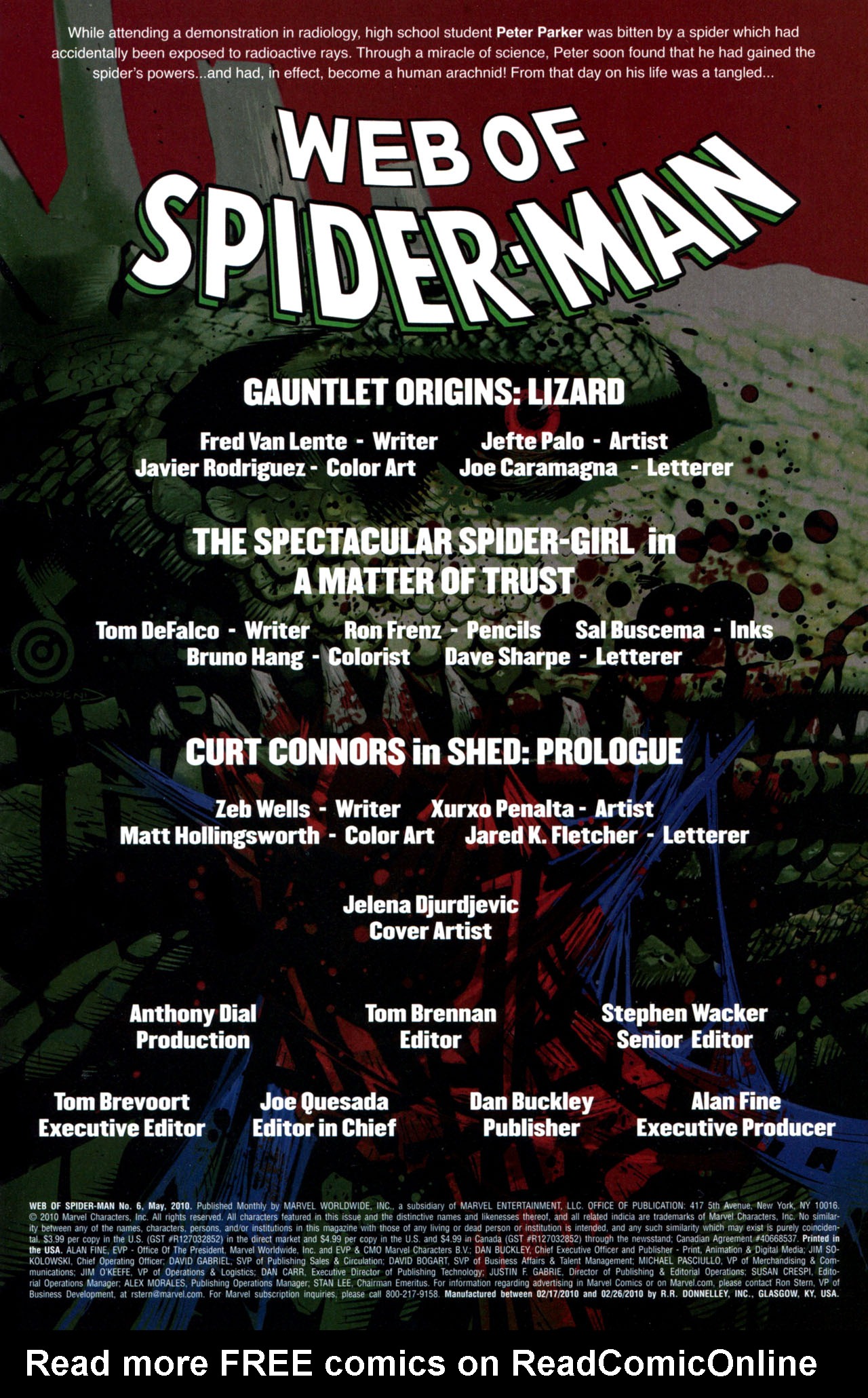Read online Web of Spider-Man (2009) comic -  Issue #6 - 2