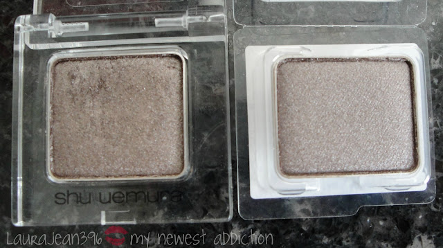 Shu Uemura ME 856 ME 850 taupe high end swatch comparison review