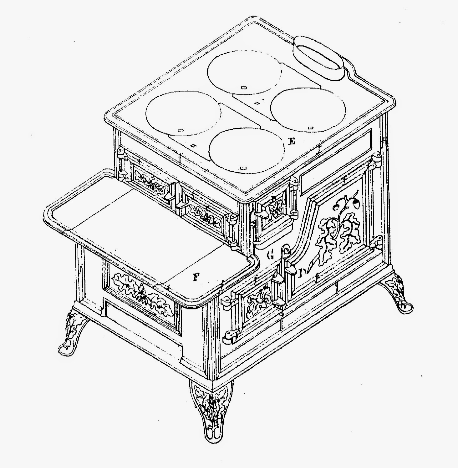 A Stove Less Ordinary Giles Filley, 'Inventor' of the Charter Oak