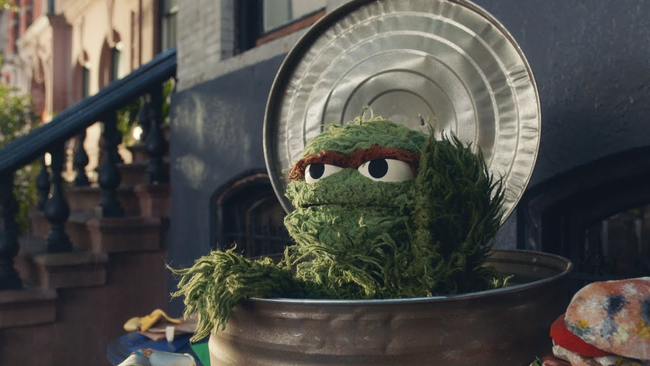 Oscar's trash becomes the art word's treasures in this new ad for...