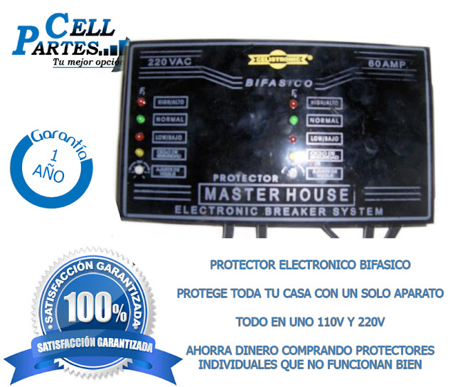 Protector de Voltaje y estabilizador de 220v para casa o negocio
