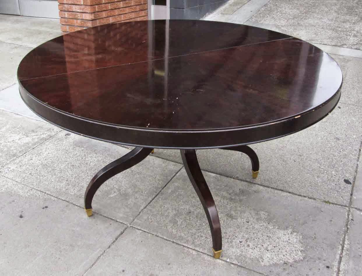 UHURU FURNITURE & COLLECTIBLES SOLD **REDUCED** Round Espresso Dining
