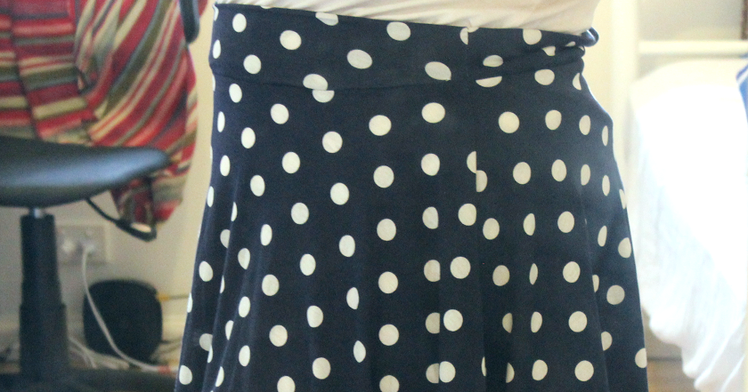 A Little Touch of Crazy: Quick dress-to-skirt tutorial