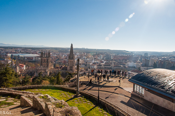 Mirador del castillo de Burgos
