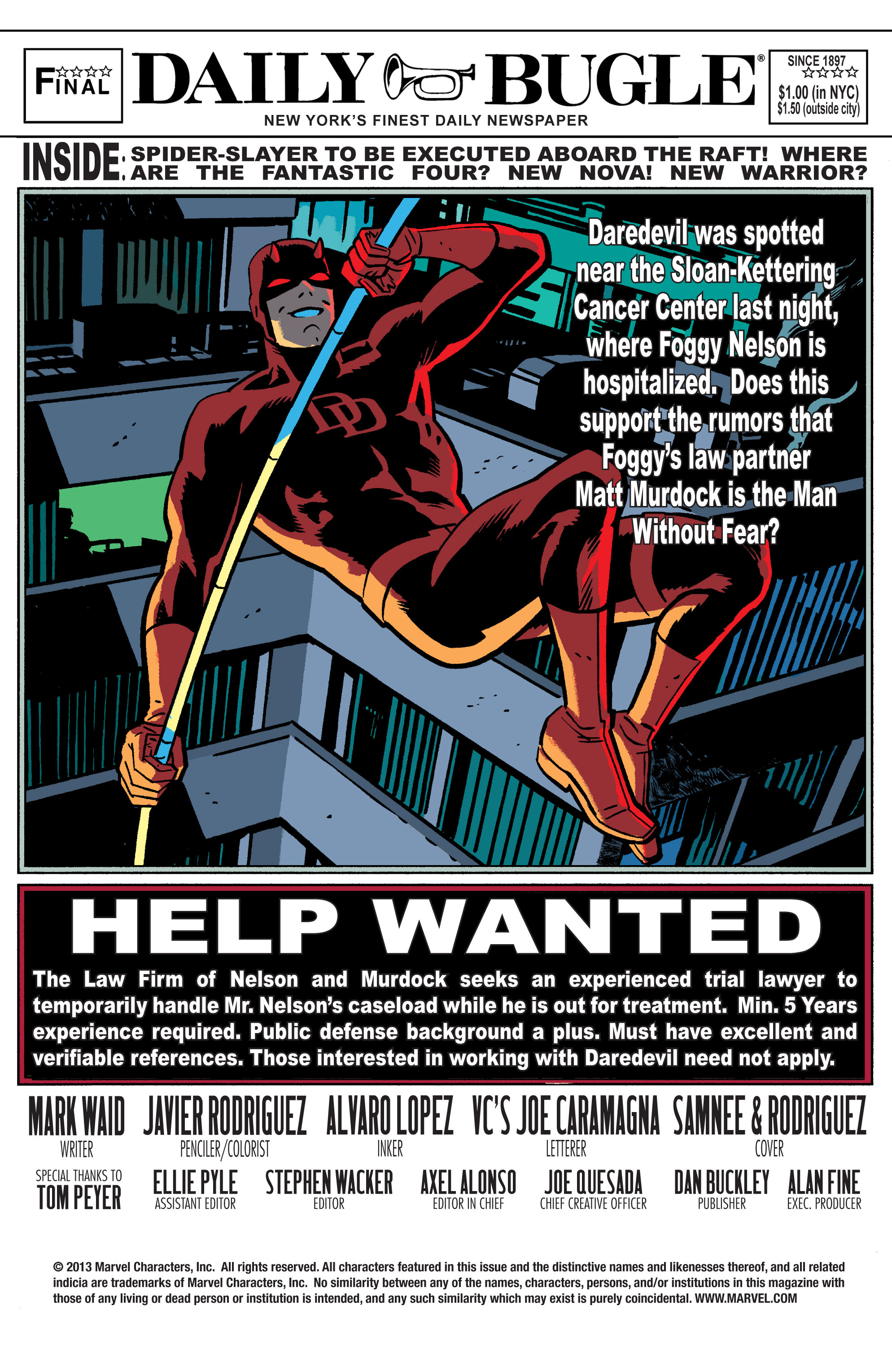 Read online Daredevil (2011) comic -  Issue #28 - 2