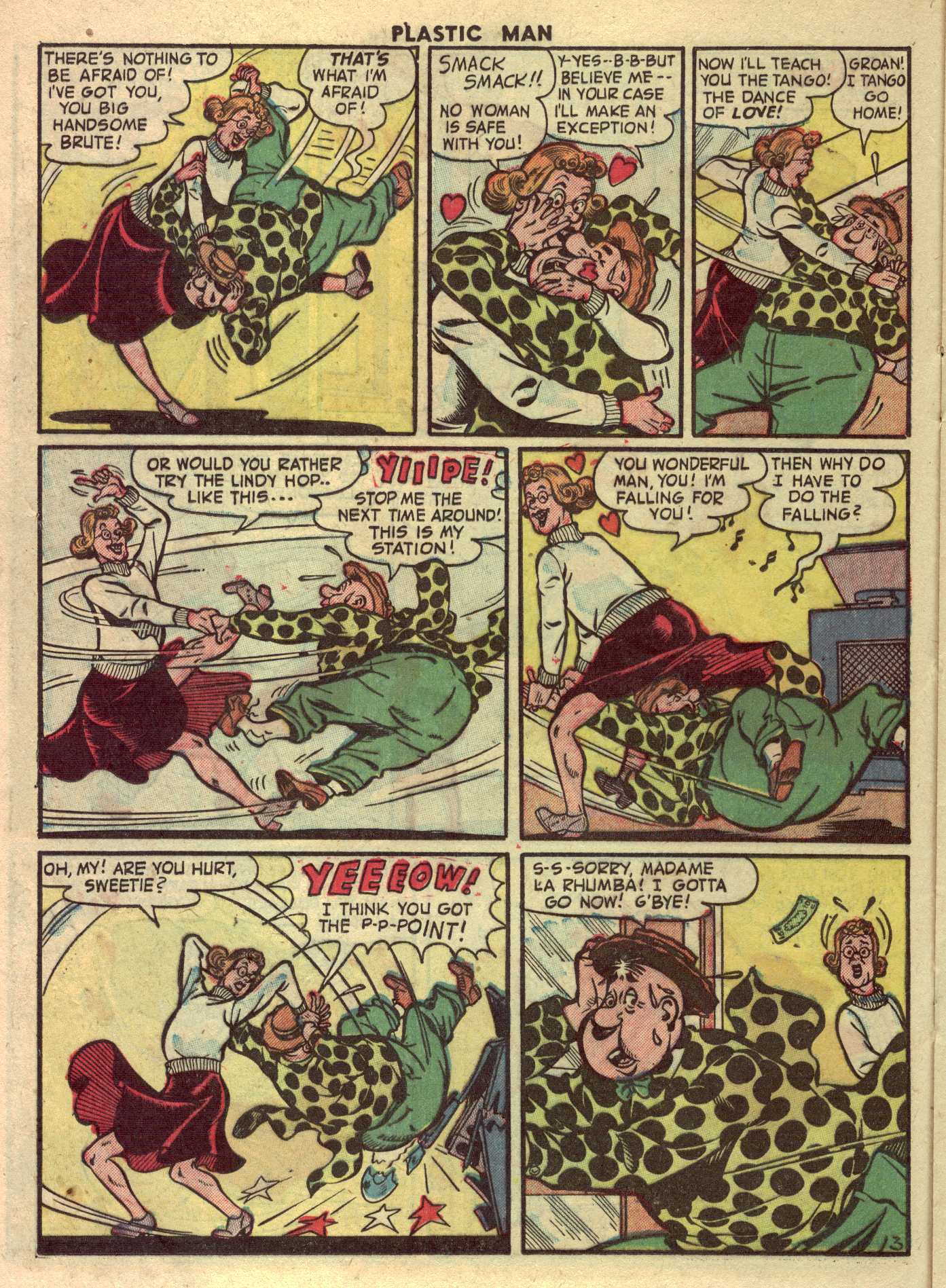 Read online Plastic Man (1943) comic -  Issue #42 - 16