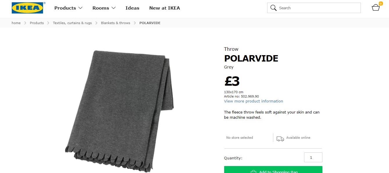 DIY Jacket from an IKEA Blanket