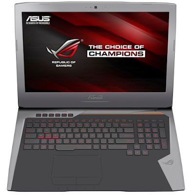  Asus ROG G752  laptop