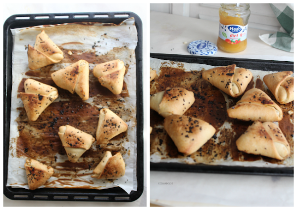 Samosas de mermelada . requesón y nueces -KIDSANDCHIC-degustabox