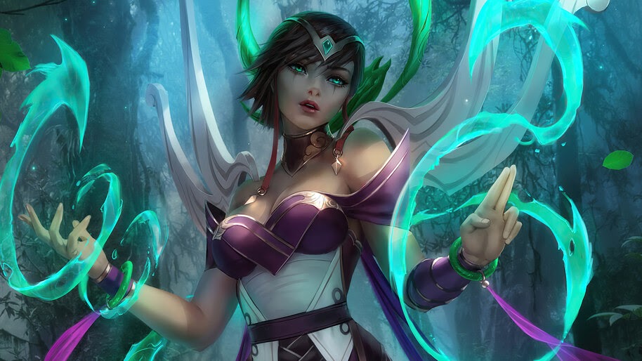 Karma, LoL, Girl, 4K, #7.2342