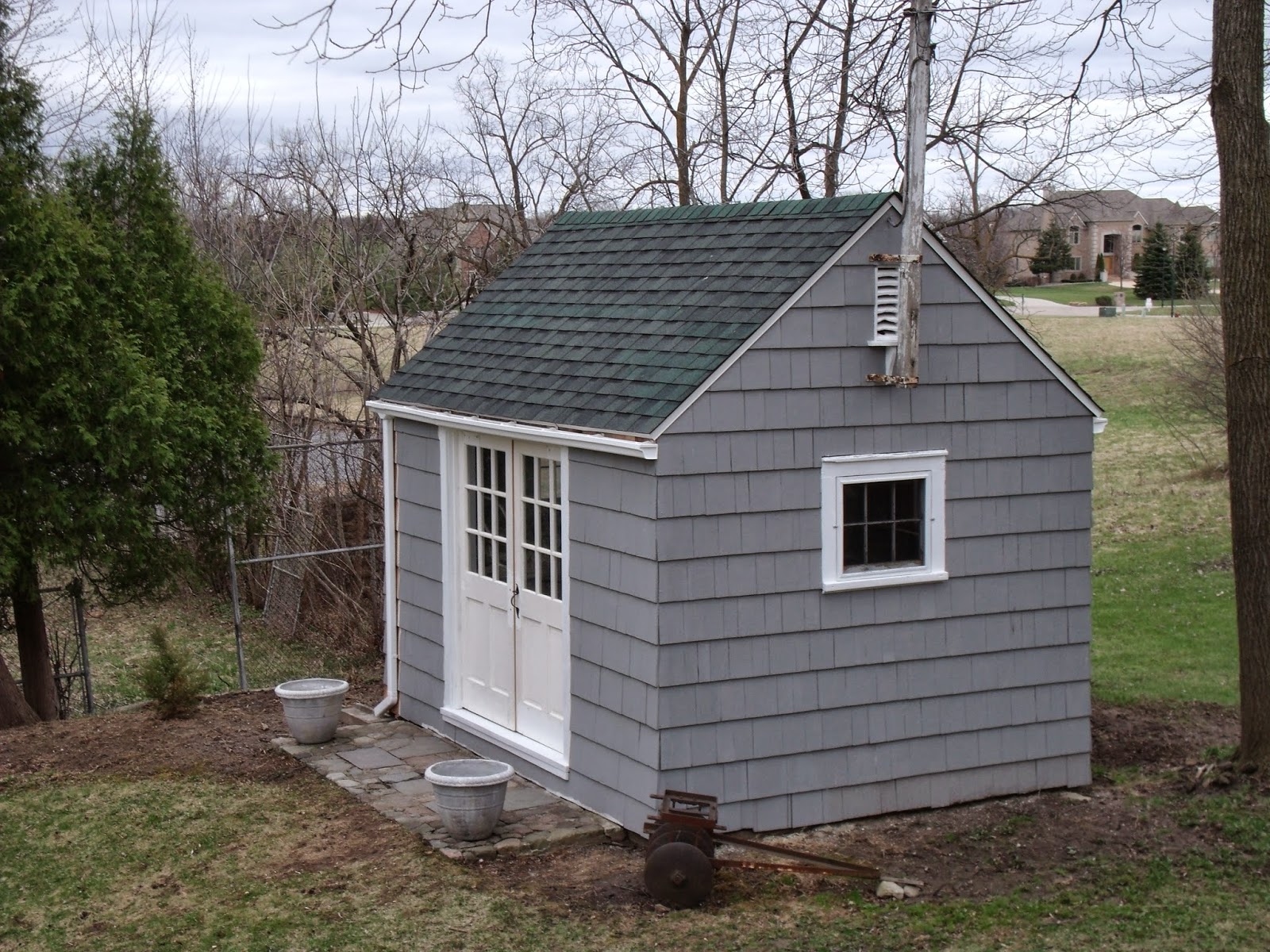 Gear Acres at Top of the Hill Painting before it rains