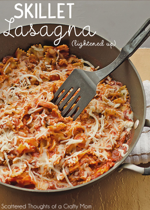 A super simple skillet lasagna recipe for busy nights.