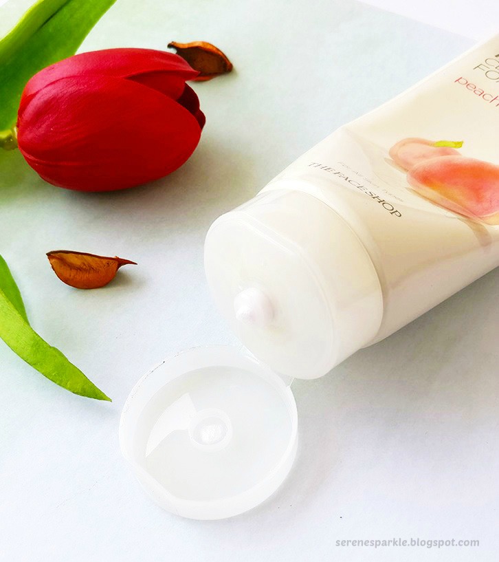 Sữa rửa mặt TẠO BỌT đào the face shop herb day 365 cleansing foam peach