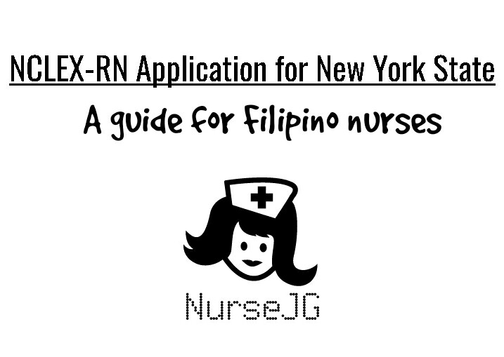 Nurse JG NCLEXRN Application for New York State