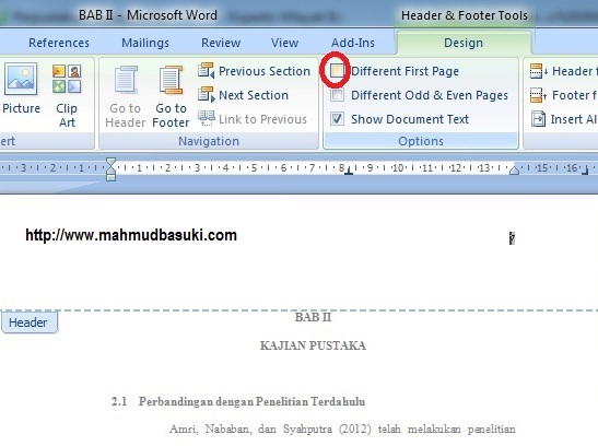 Cara Membuat Nomor Halaman Tugas Akhir Skripsi Tesis Disertasi Mahmud Basuki Online Cara Membuat Nomor Halaman Tugas Akhir Skripsi Tesis Disertasi Mahmud Basuki Online