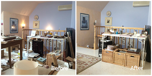 Trowel and Paintbrush: My Studio: Before and After