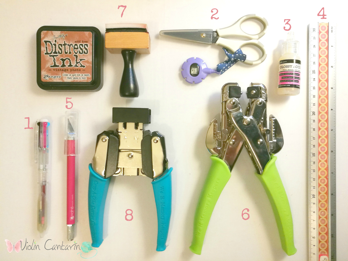 MIS IMPRESCINDIBLES DE SCRAPBOOK HERRAMIENTAS HANDBOX