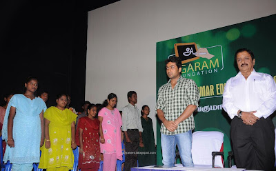 Surya at agaram foundation award event stills