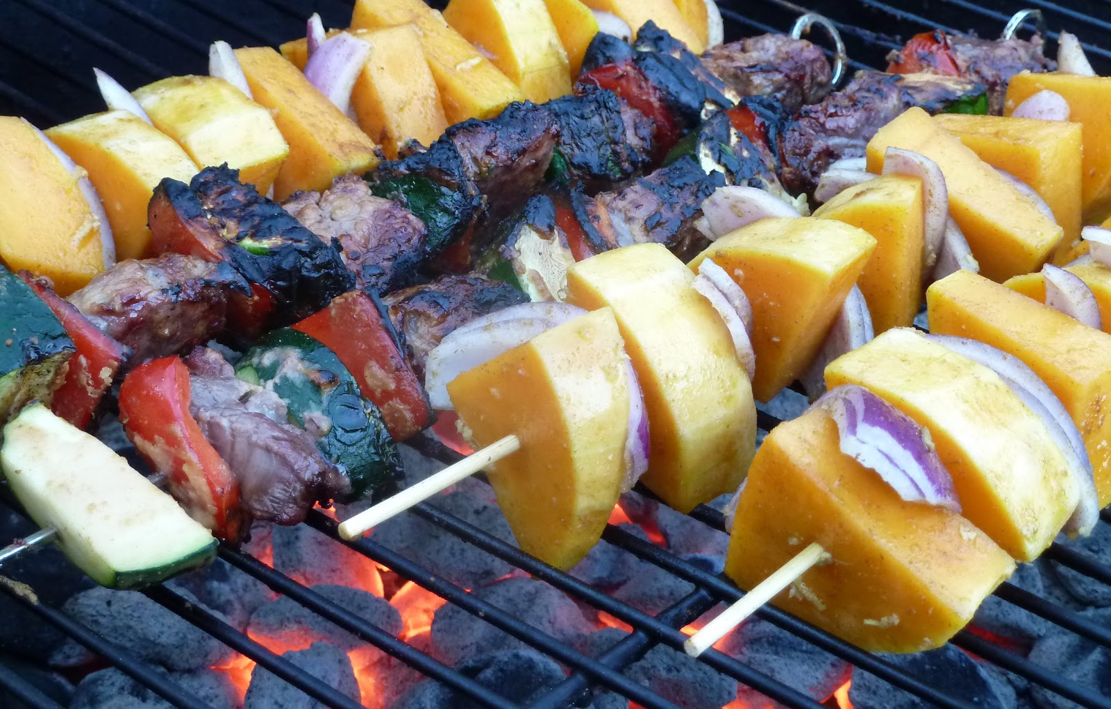 Commuter's Kitchen Perfect Weather for a Kabob Party