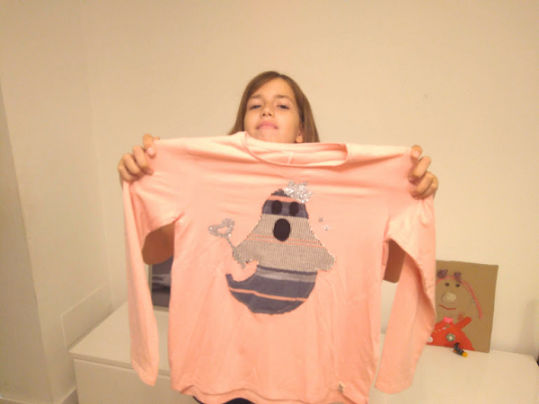 tutorial camiseta halloween niña