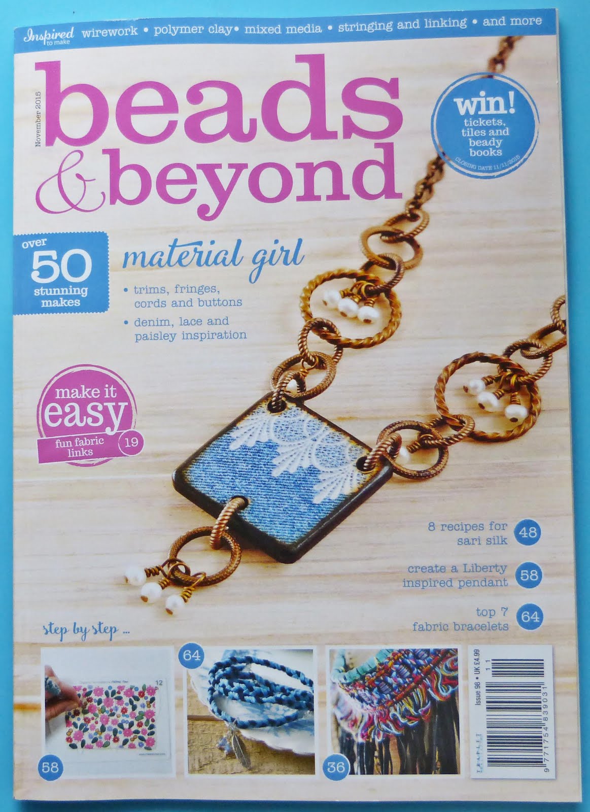 Published Beads & Beyond Magazine